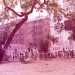 Rossana ci mostra quindi delle vecchie foto che ritraggono i bambini in grembiule mentre giocano nel giardino...